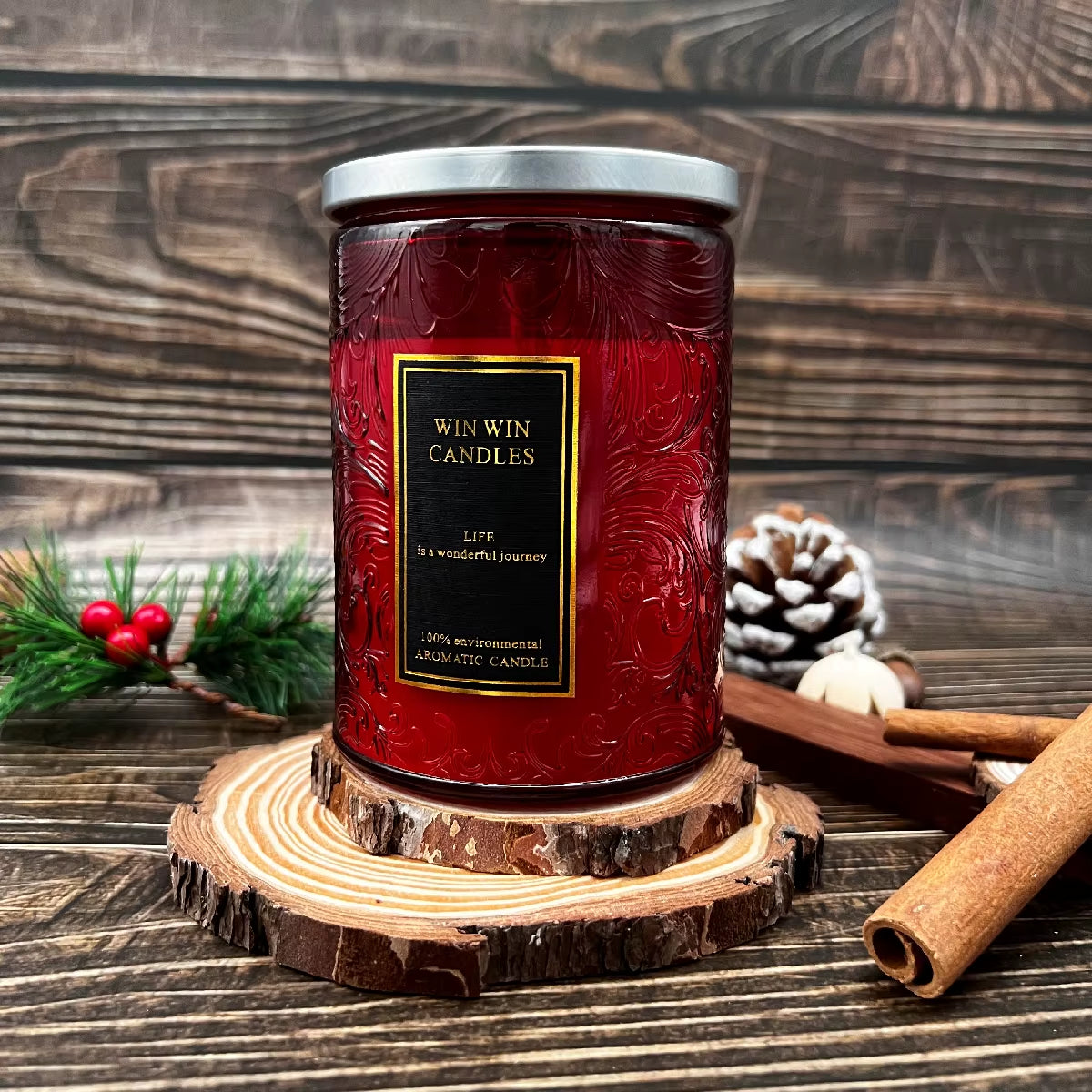 Floral Scented Candle Lavender/Velvet Rose Fragrance Embosse Fragrance Candle Jar Home Indoor Fragrance Candle Glass 40-90Hours