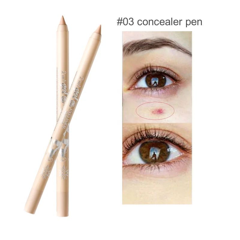 Wholesale Waterproof Eyeliner Gel Pen Cosmetic Pigmented Make up Eyeliner Pencil Black White Makeup Products for Women'S Makeup