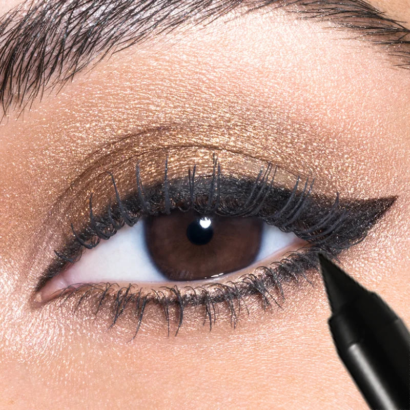 Wholesale Waterproof Eyeliner Gel Pen Cosmetic Pigmented Make up Eyeliner Pencil Black White Makeup Products for Women'S Makeup
