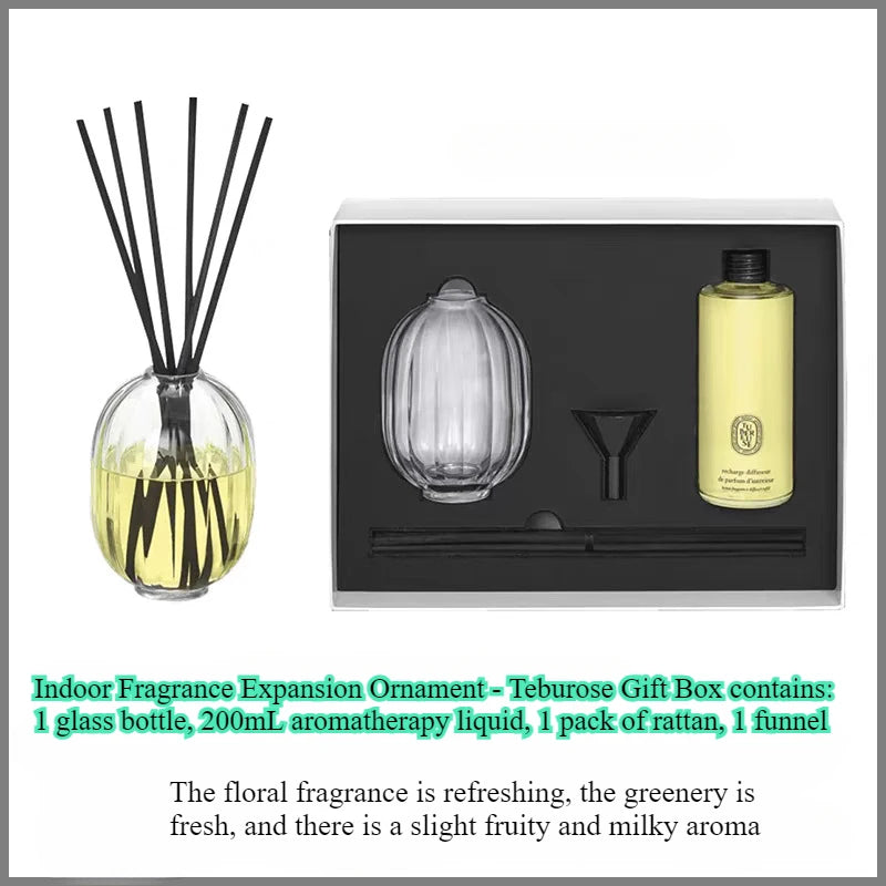 200Ml Indoor Vine Aromatherapy No.34 St. Germain Avenue Reed Diffuser Sets Baies Spread Fragrance Ornament Set Home Decoration