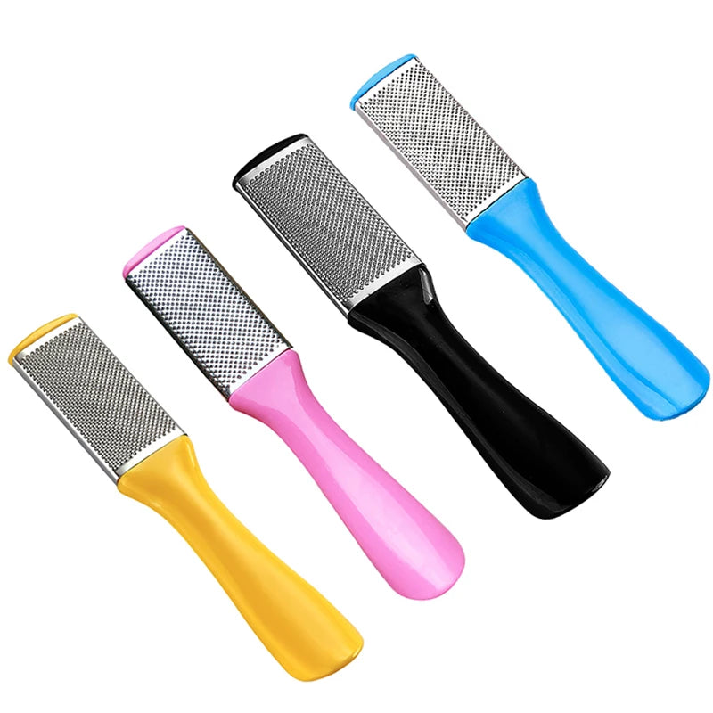 1Pc Professional Foot Scraper Stainless Steel Foot Care Pedicure Scraper Remove Dead Skin Portable Nail Clipper Exfoliating Tool