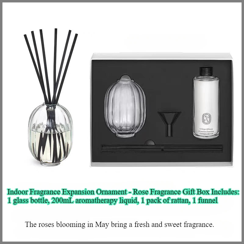 200Ml Indoor Vine Aromatherapy No.34 St. Germain Avenue Reed Diffuser Sets Baies Spread Fragrance Ornament Set Home Decoration