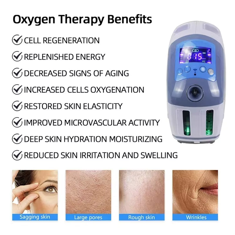 Professional Facial Mask Skin Rejuvenation Dome Face Oxygen Jet Machine Microdermabrasion Salon Spa Equipment