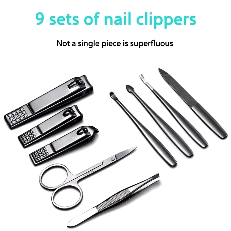 9/40Piece in 1 Manicure Set Pedicure Tools Set Nail Grooming Kit for Women Mens, Nail Manicure Kit Foot Hand Care Kit Nai