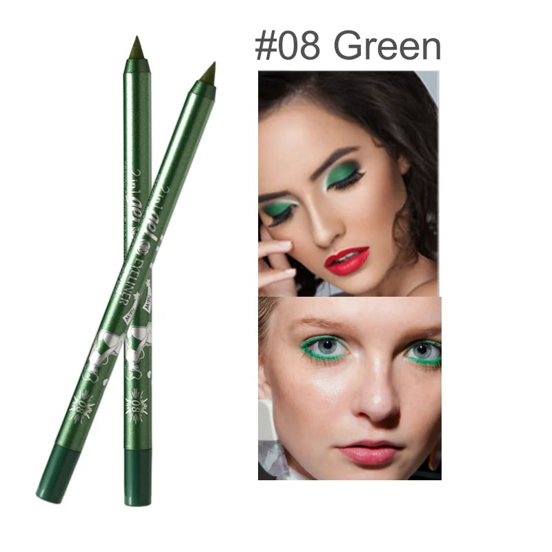 Wholesale Waterproof Eyeliner Gel Pen Cosmetic Pigmented Make up Eyeliner Pencil Black White Makeup Products for Women'S Makeup