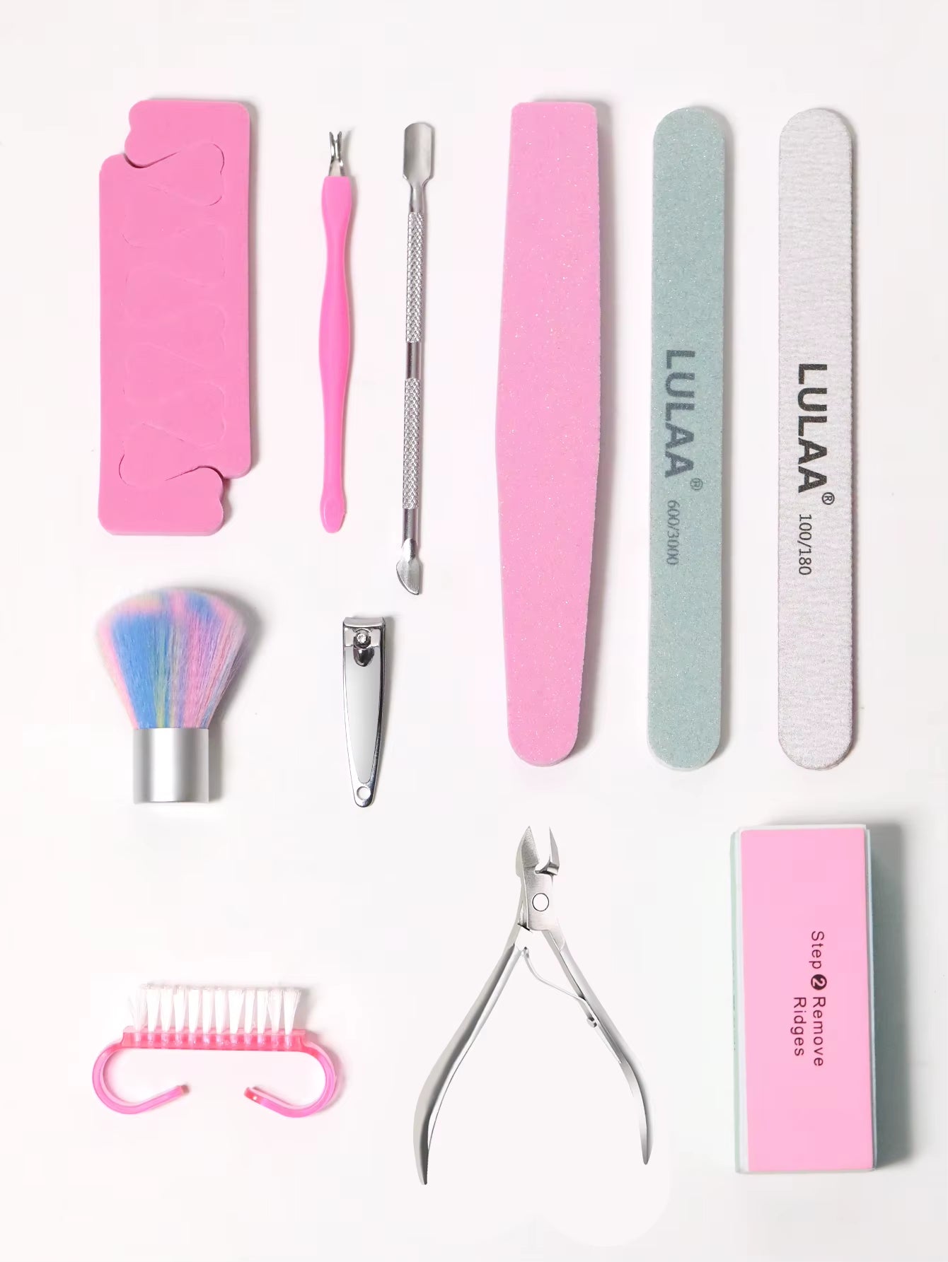 YIKOOLIN Care Manicure Set Manicure Set Professional Nail Clipper Kit 3Pcs Nail Filing Shaping 2Pcs Finger Separator