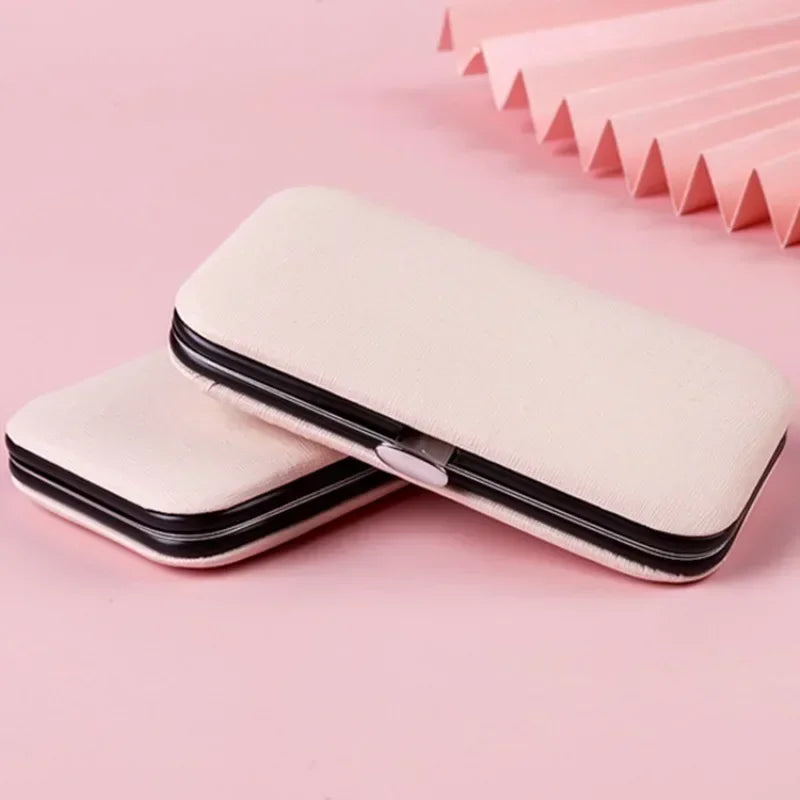 18/16/12/10/7 Pcs Rose Gold Nail Clipper Set Stainless Steel Nail Scissors Tweezer Foot Hand Care Tools Foot Care Feet