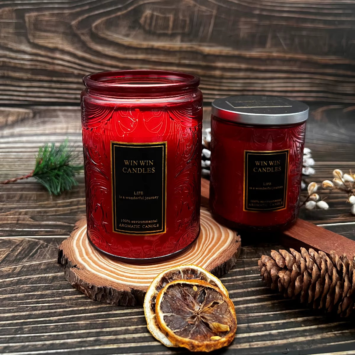 Floral Scented Candle Lavender/Velvet Rose Fragrance Embosse Fragrance Candle Jar Home Indoor Fragrance Candle Glass 40-90Hours