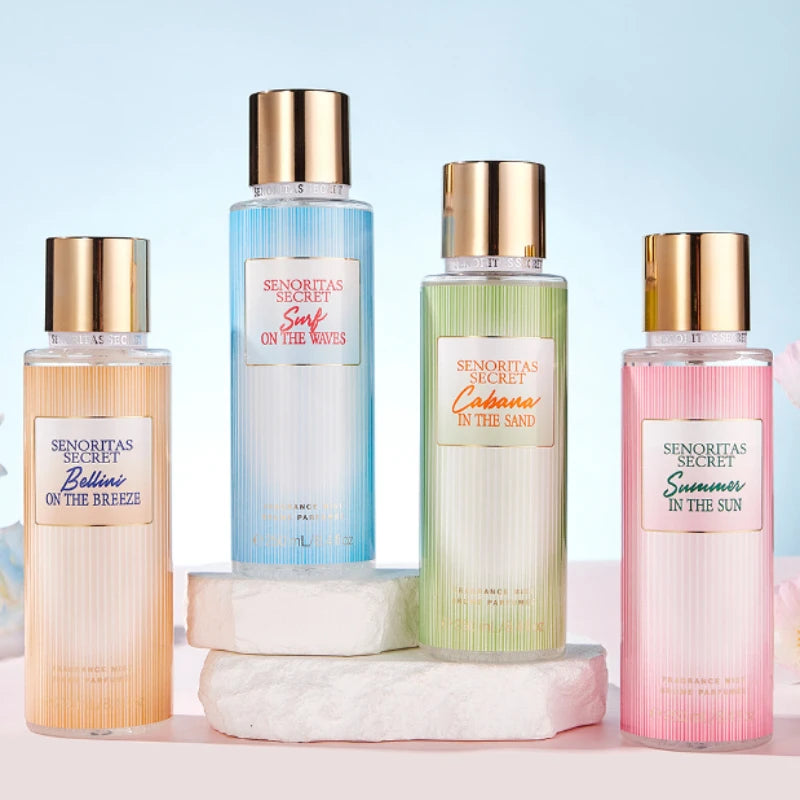 Woman Secret Perfume Vanilla Flower Fruit Fragrance Mist Scent Long-Lasting Charm Parfume Entice Body Spray Air Freshener 250Ml