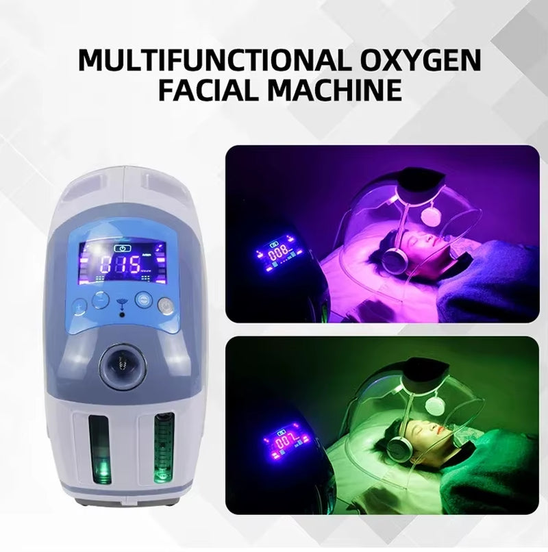 Professional Facial Mask Skin Rejuvenation Dome Face Oxygen Jet Machine Microdermabrasion Salon Spa Equipment