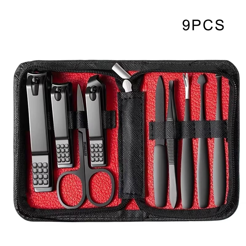 9/40Piece in 1 Manicure Set Pedicure Tools Set Nail Grooming Kit for Women Mens, Nail Manicure Kit Foot Hand Care Kit Nai