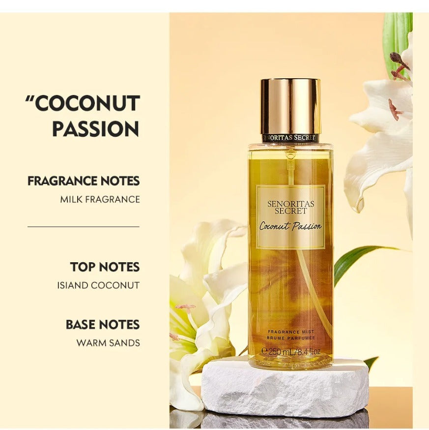 Body Spray Women'S Fragrance Floral and Fruit Tone Lasting Fragrance Thailand'S 250Ml