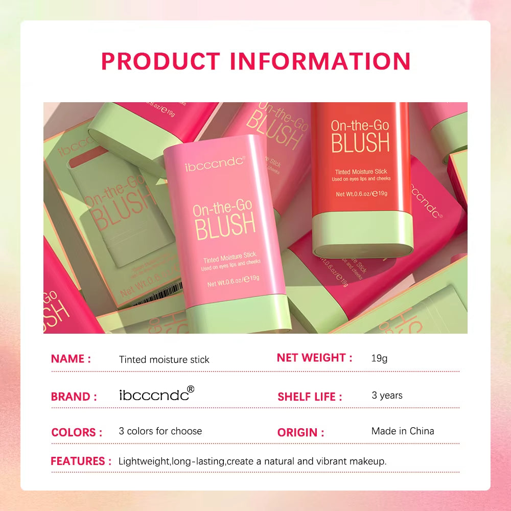 Pixiblush Cosmetic Blush Makeup Products Make up Blusher Cosmetics Pink Blush in Bar Korean Palette Long Lasting Matte Stick