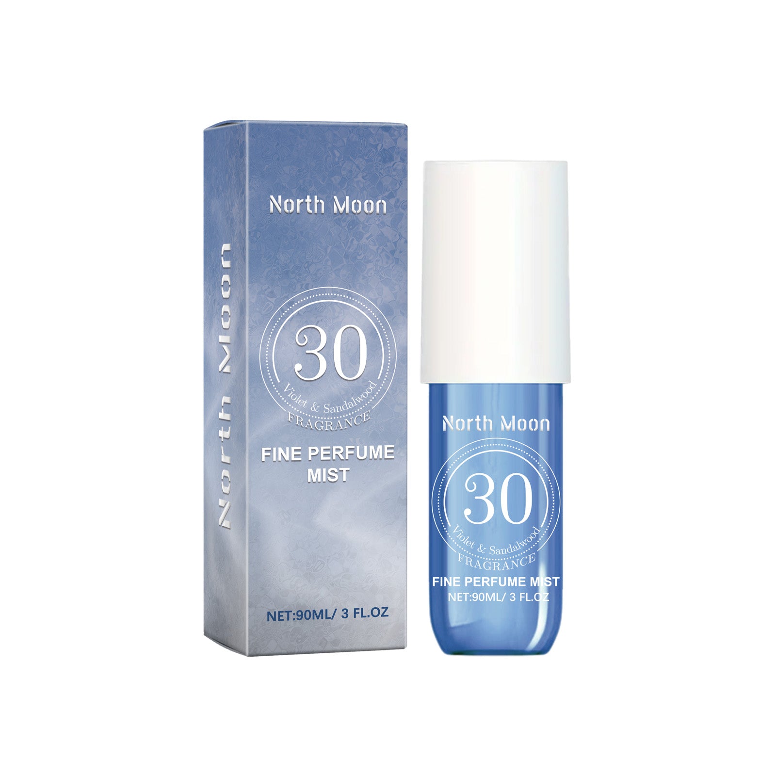 North Moon Fragrance Spray, Spray Body Splash for Women, Hair & Body Fragrance Mist, Fresh Long Duration Fragrance Spray Scent, Women'S Dating Perfume Spray