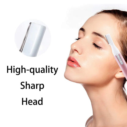 Electric Eyebrow Trimmer & Facial Hair Remover for Women